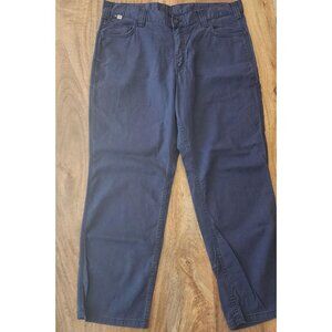 Carhartt FR Work Pants Mens 38x30 Navy Flame Resistant CAT 2 Utility 104204